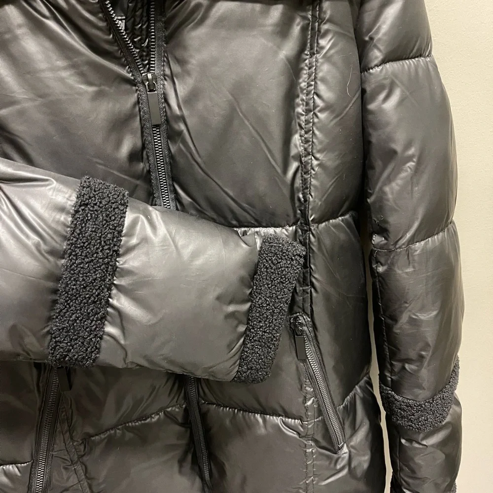 French Connection Black Quilted Jacket
